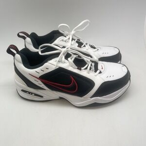 Nike Sneakers Mens 10 W Air Monarch IV 416355-101 White Casual Athletic Shoes